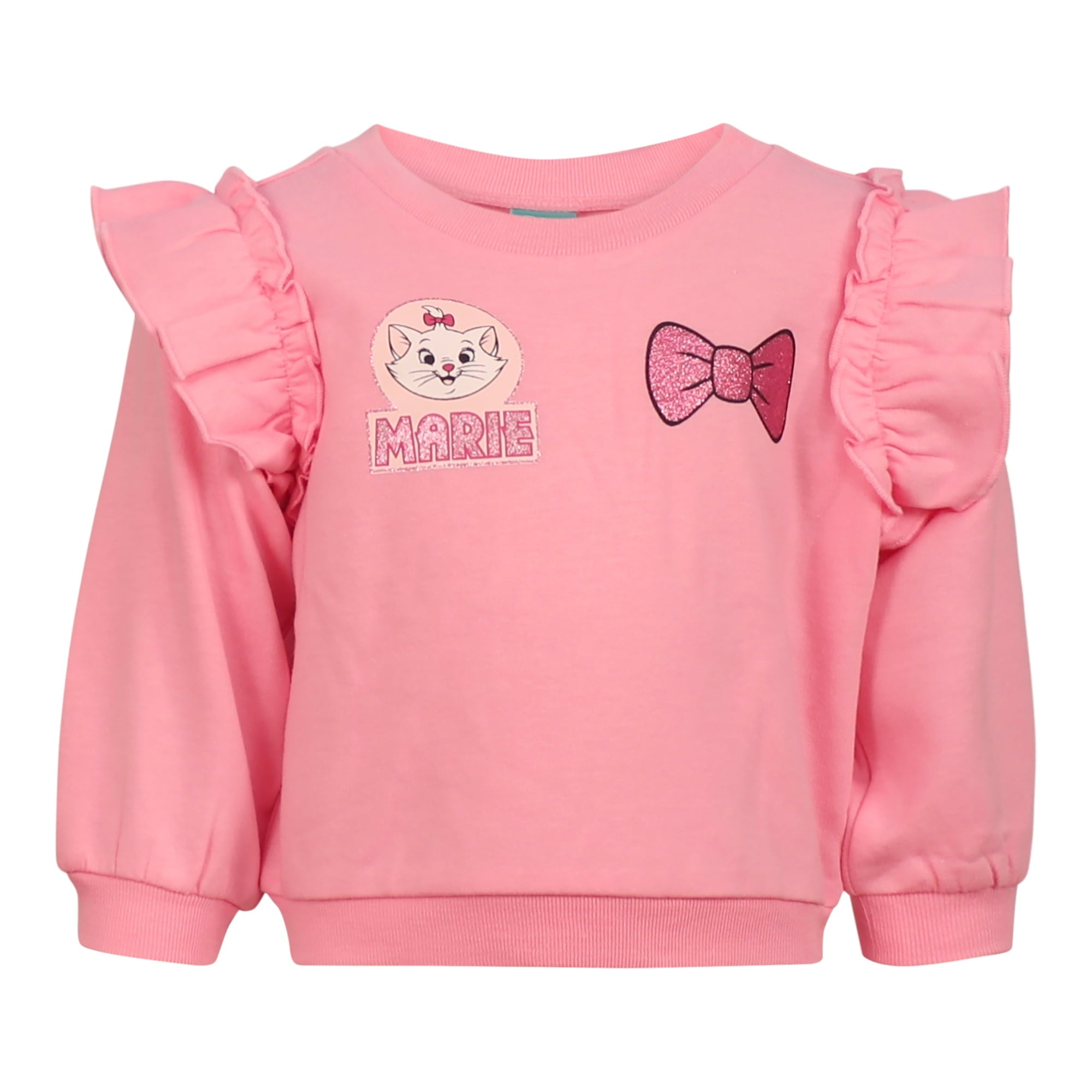 Disney Clothes Baby Girls Sweatshirt & Pants Set – Jessie, Winnie the Pooh, Marie, Lilo & Stitch, Minnie Mouse Outfit Set (12M–24M)