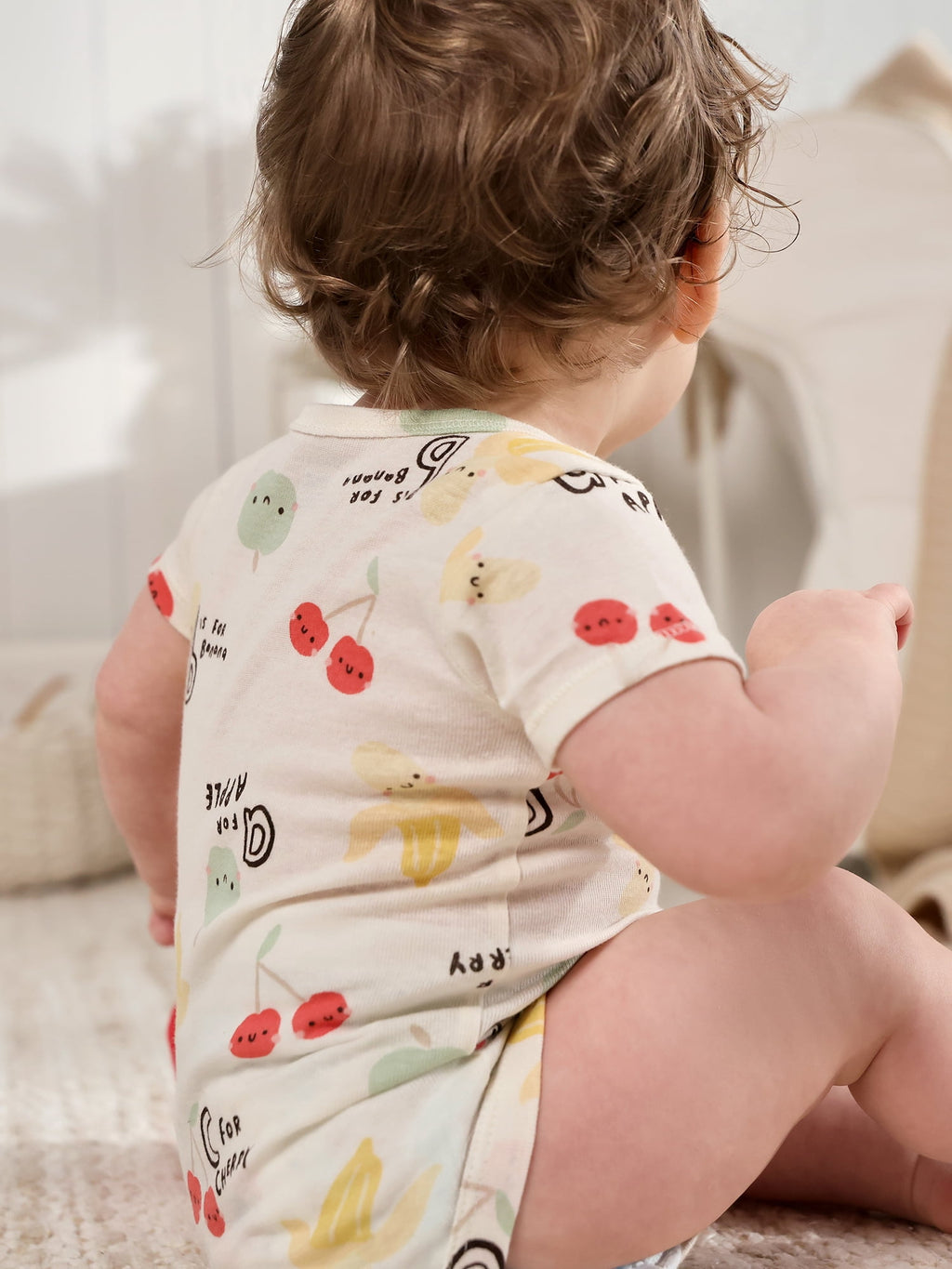 Gerber Gender Neutral Short Sleeve Onesies, 6-Pack, Sizes Newborn - 18 Months