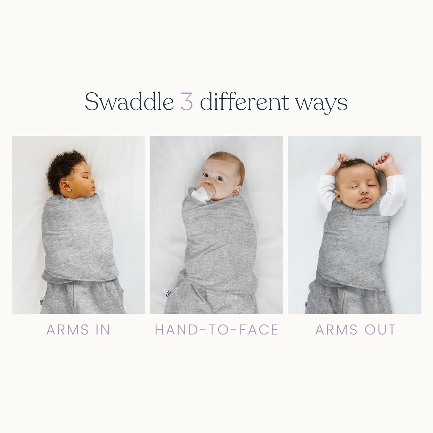 HALO SleepSack SuperSoft Swaddle, Cozy Bamboo Viscose, 3-Way Adjustable Swaddle, 2 Way Zipper, 2 TOG (Calm Sage, Small)