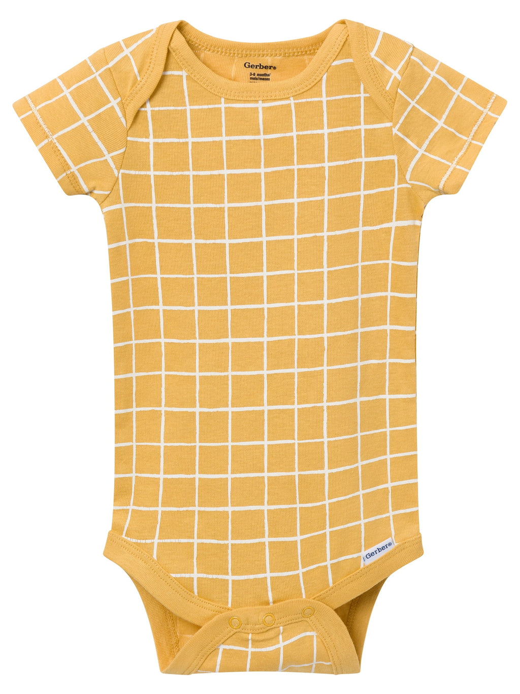 Gerber Gender Neutral Short Sleeve Onesies, 6-Pack, Sizes Newborn - 18 Months