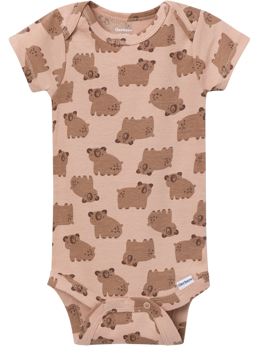 Gerber Gender Neutral Short Sleeve Onesies, 6-Pack, Sizes Newborn - 18 Months