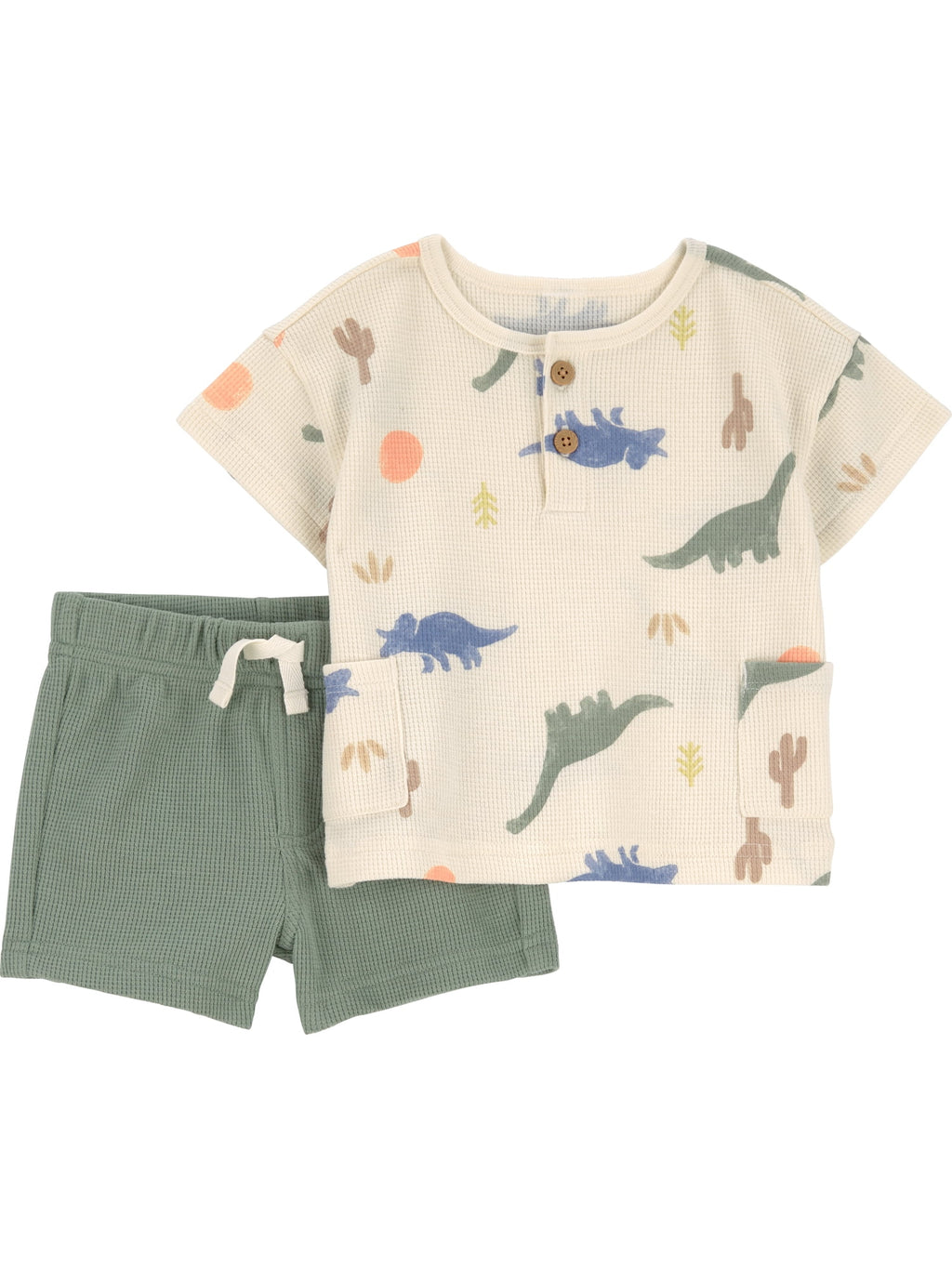 Carter's Child of Mine Baby Boy Outfit Set, 2-Piece Sizes 0/3-12 Months