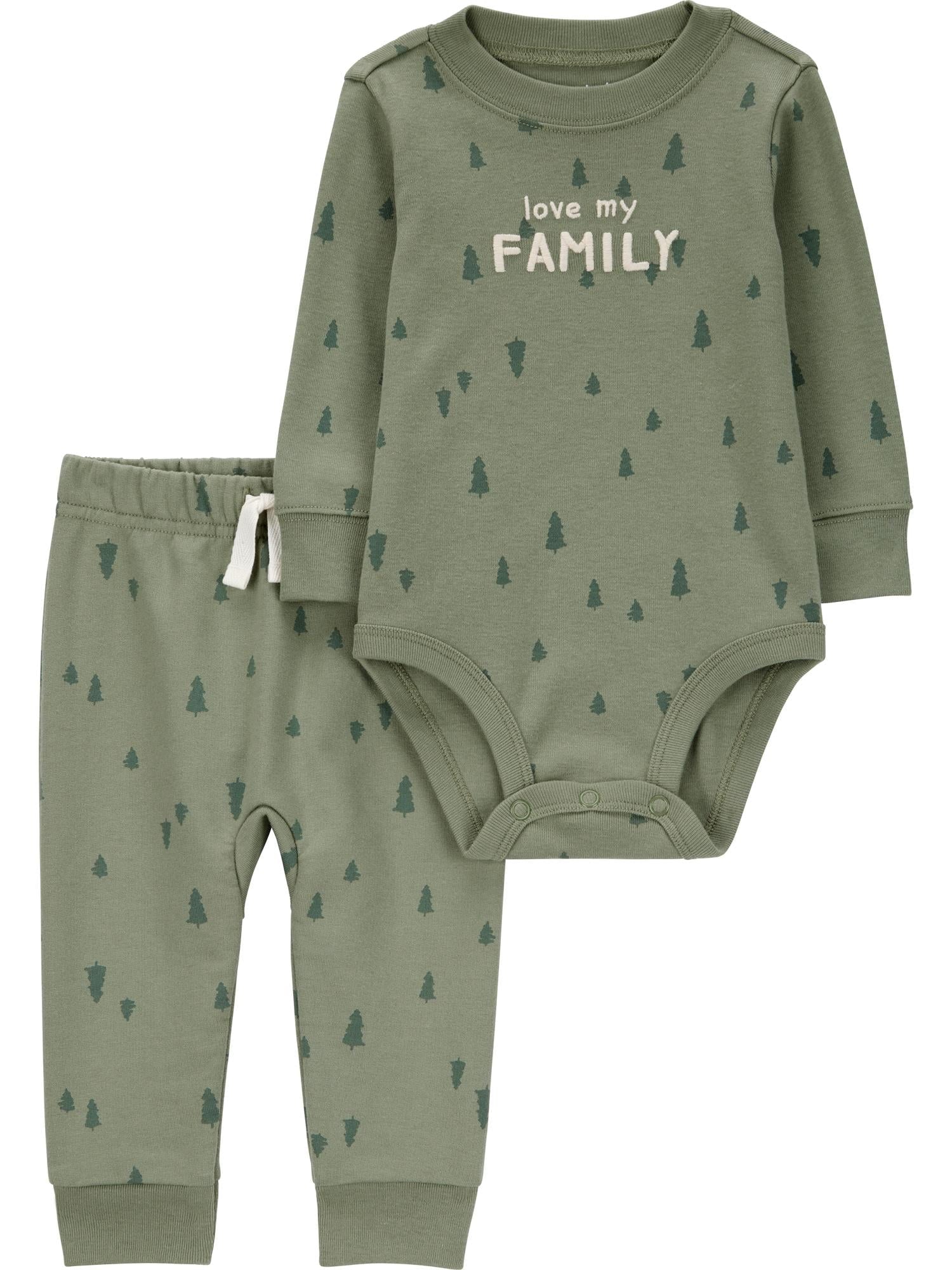 Carter's Child of Mine Baby Boy Outfit Set, 2-Piece, Sizes 0/3-24 Months