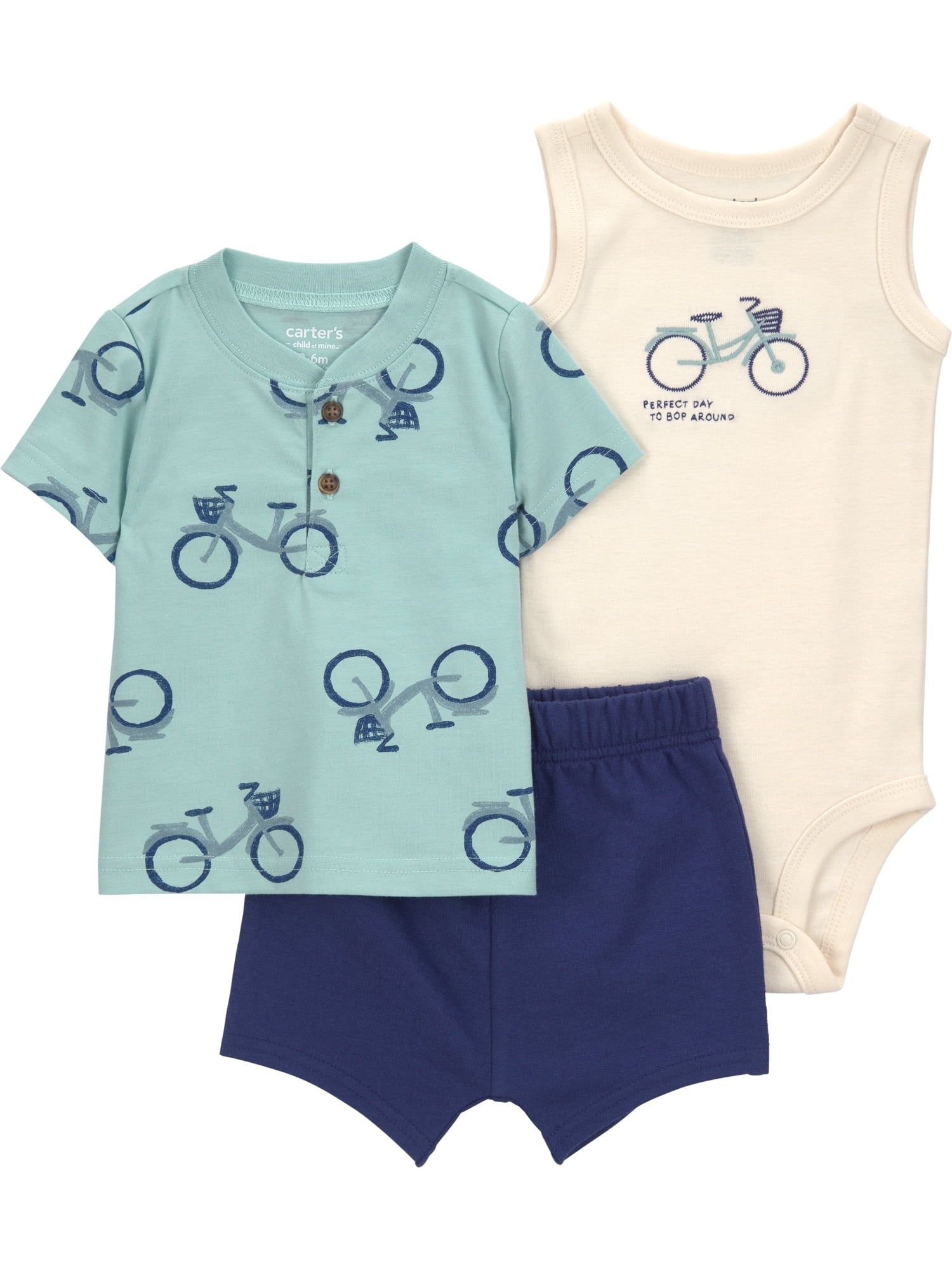 Carter's Child of Mine Baby Boy Outfit Set, 3-Piece, Sizes 0/3-24 Months