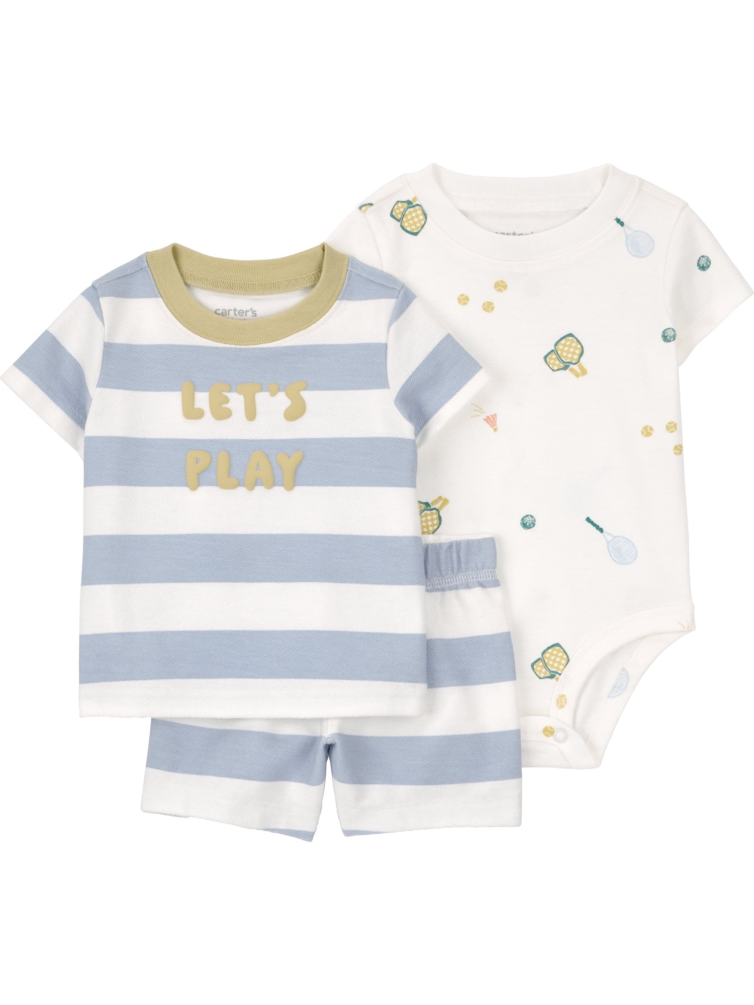 Carter's Child of Mine Baby Boy Outfit Set, 3-Piece, Sizes 0/3-24 Months