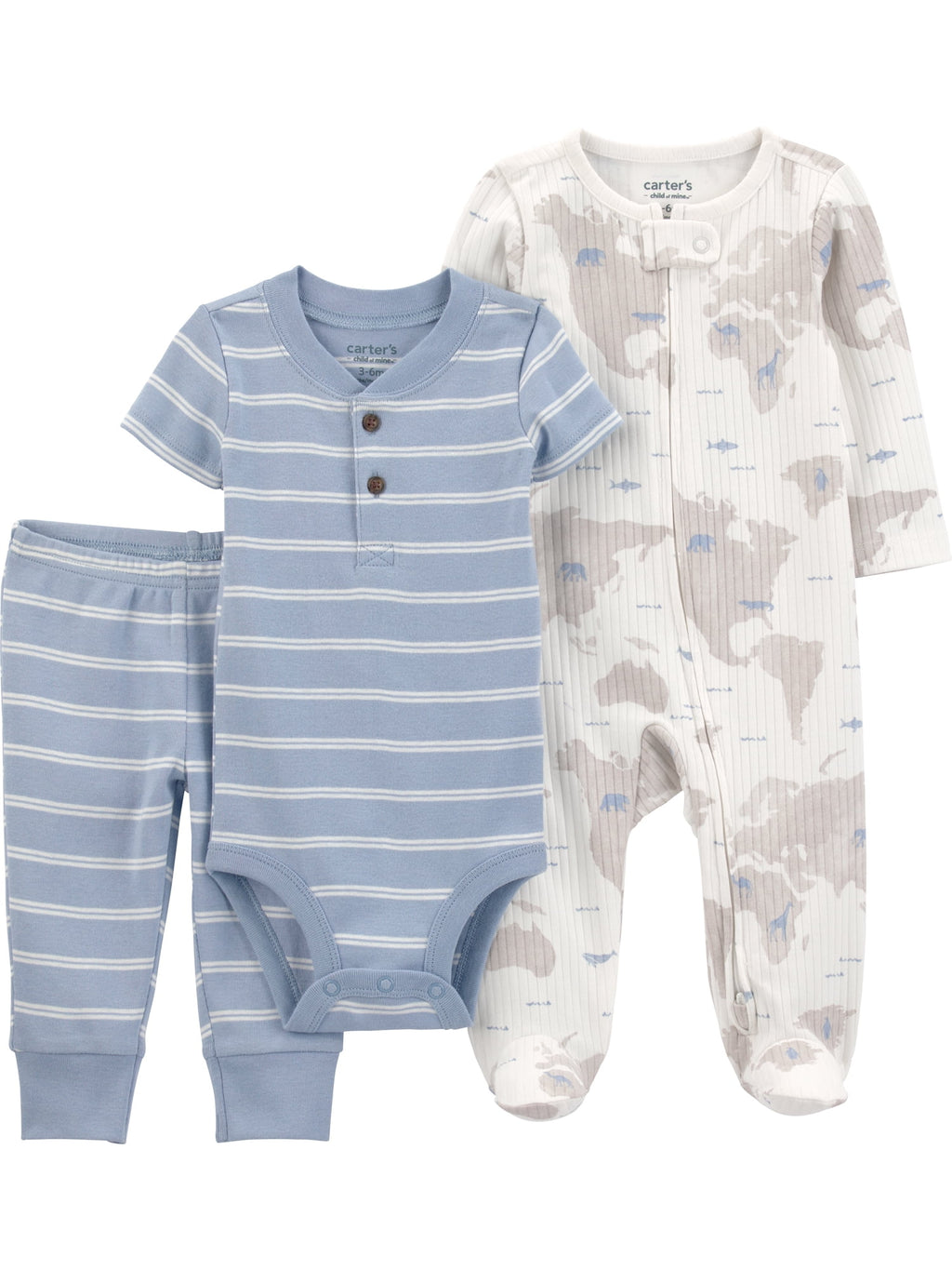 Carter's Child of Mine Baby Boy Outfit Set, 3-Piece, Sizes Preemie-6/9 Months