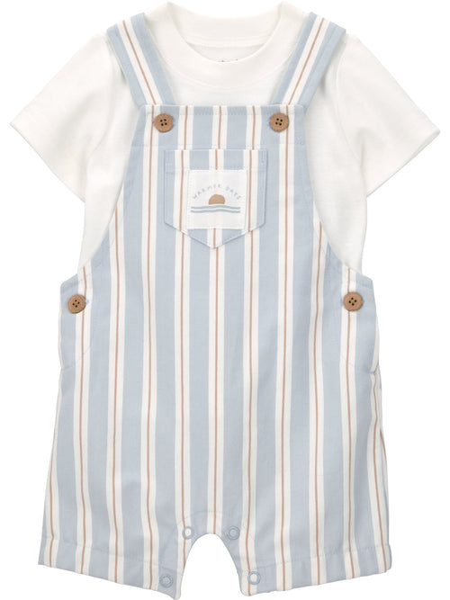 Carter's Child of Mine Baby Boy Overalls Set, 2-Piece, Sizes 0/3-24 Months