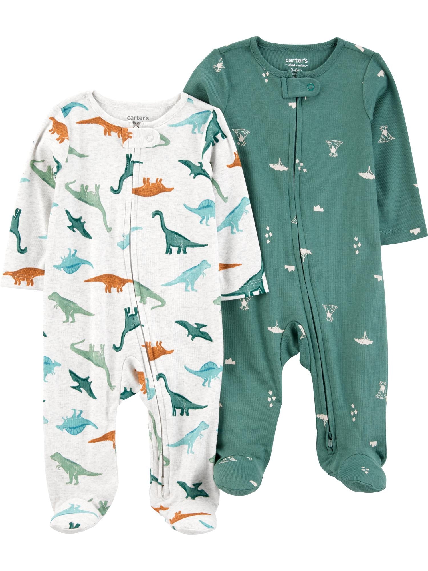 Carter's Child of Mine Baby Unisex, Sleep 'n Play, 2-Pack, Sizes Preemie-6/9 months