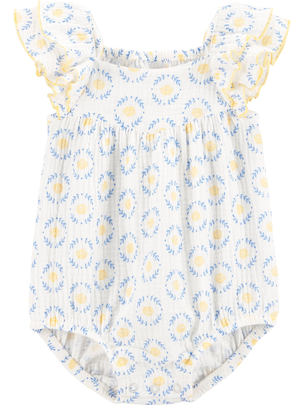 Carter's Child of Mine Baby Girl Bubble Romper, Sizes 0/3-24 Months
