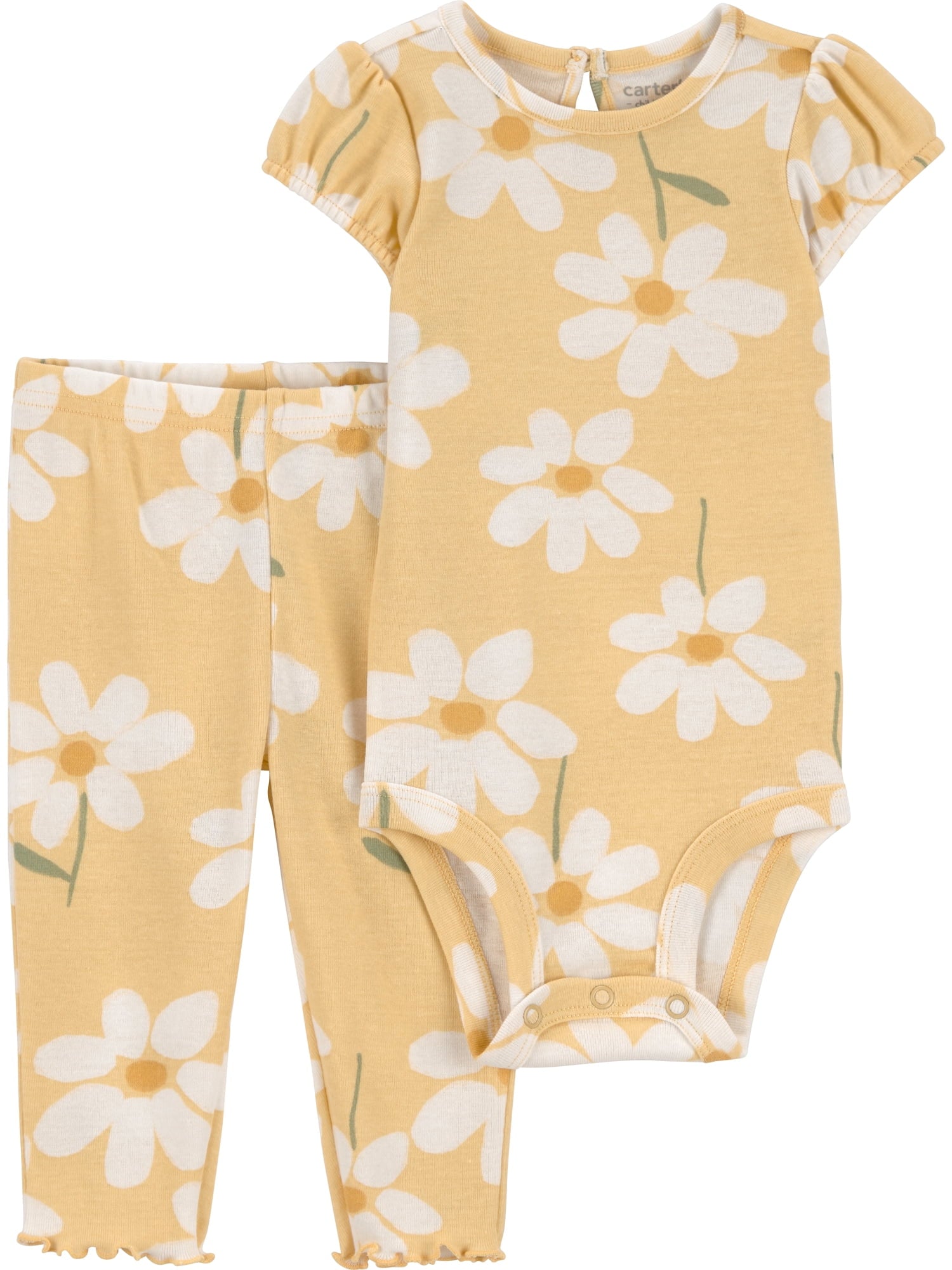 Carter's Child of Mine Baby Girl Outfit Set, 2-Piece, Sizes 0/3-24 Months
