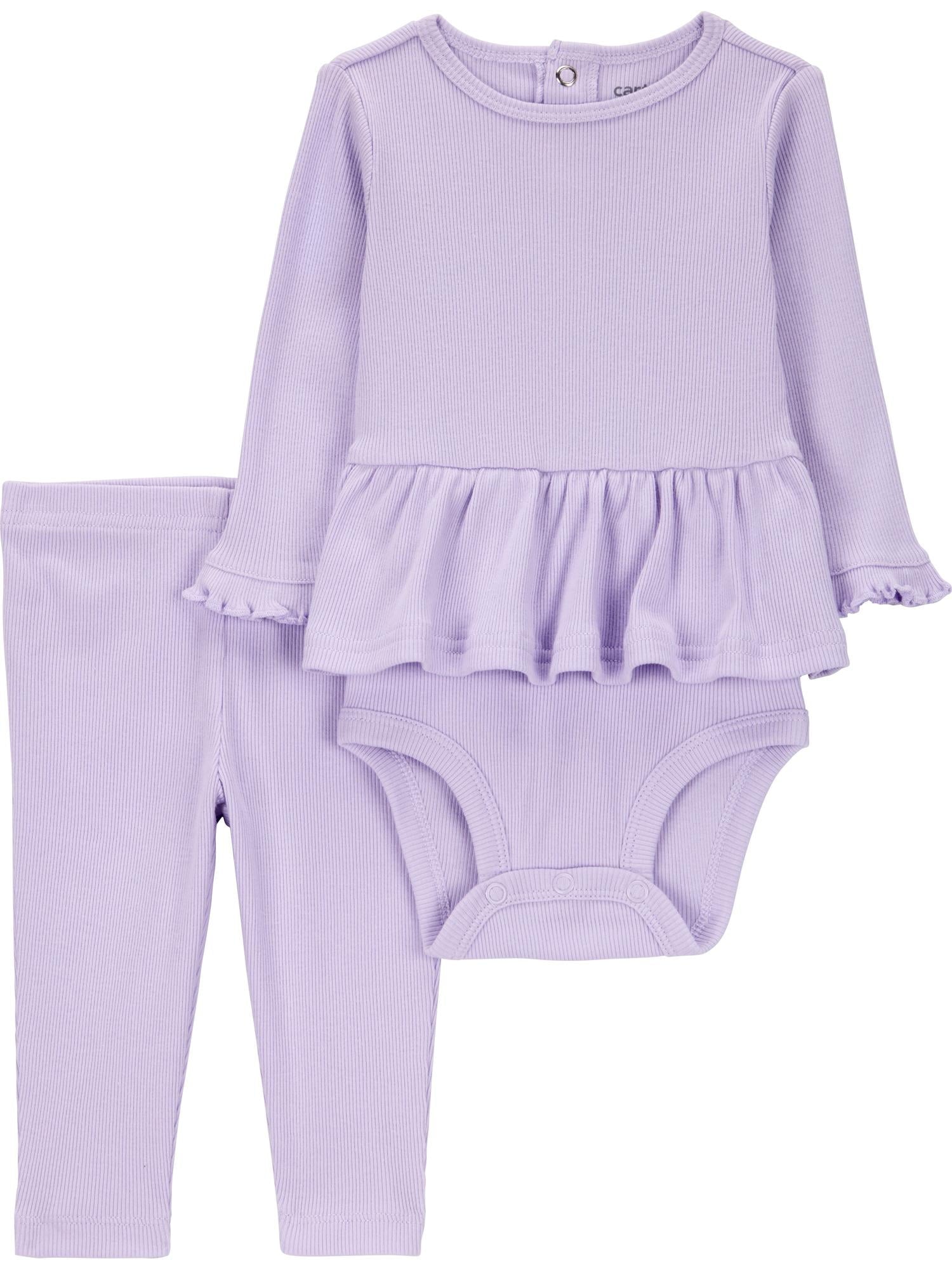 Carter's Child of Mine Baby Girl Outfit Set, 2-Piece, Sizes 0/3-24 Months