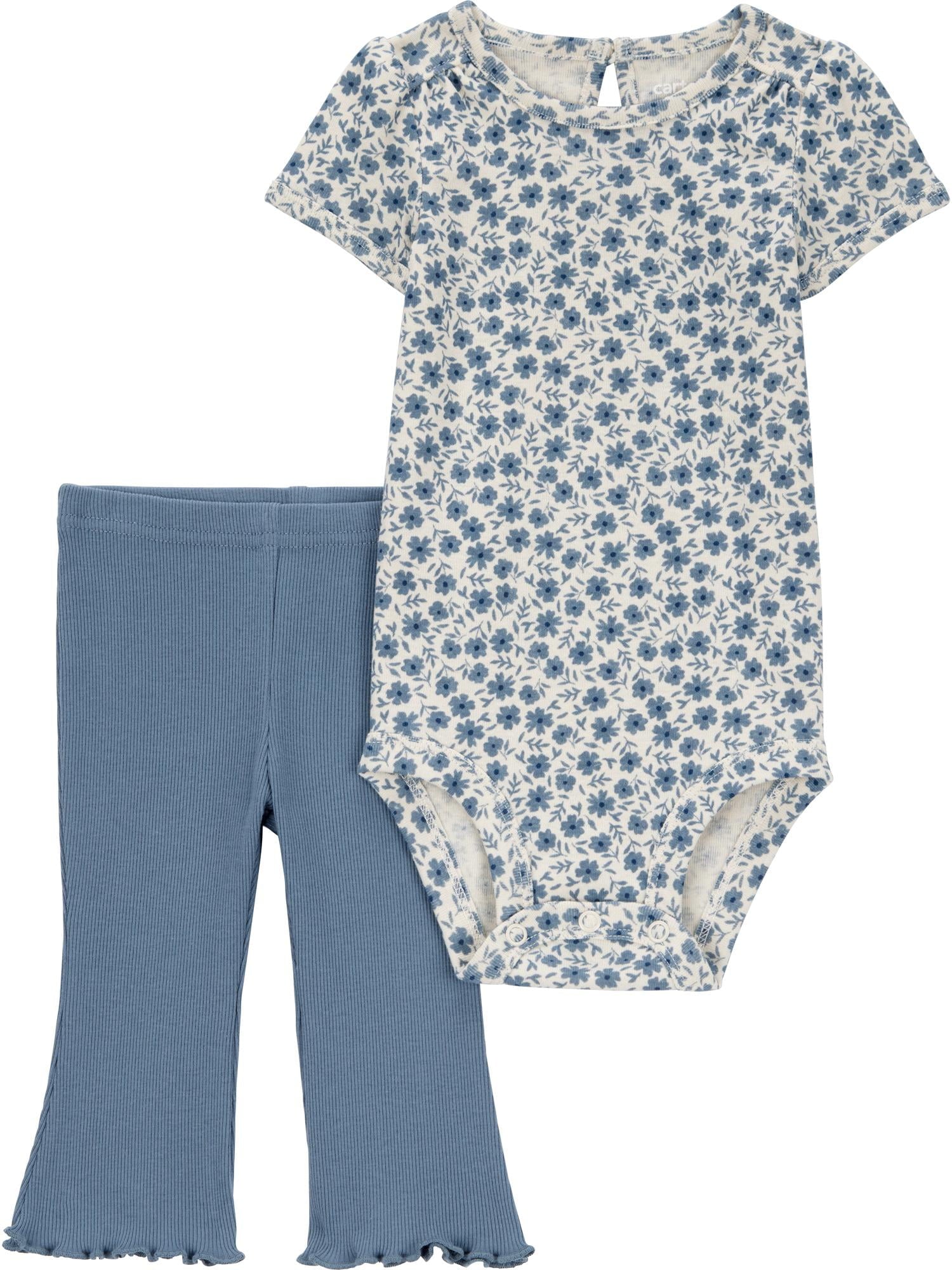 Carter's Child of Mine Baby Girl Outfit Set, 2-Piece, Sizes 0/3-24 Months