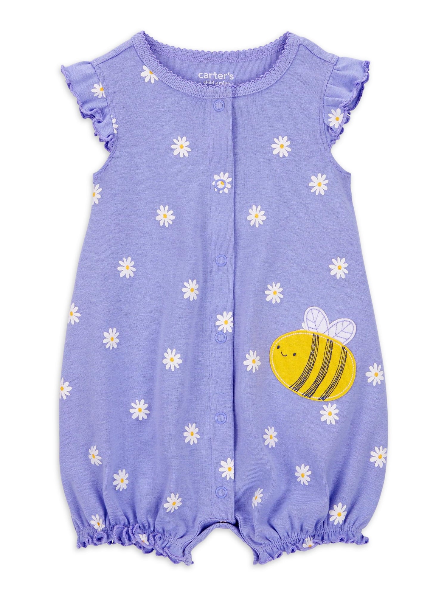 Carter's Child of Mine Baby Girl Romper, One-Piece, Sizes 0-3/24 Months