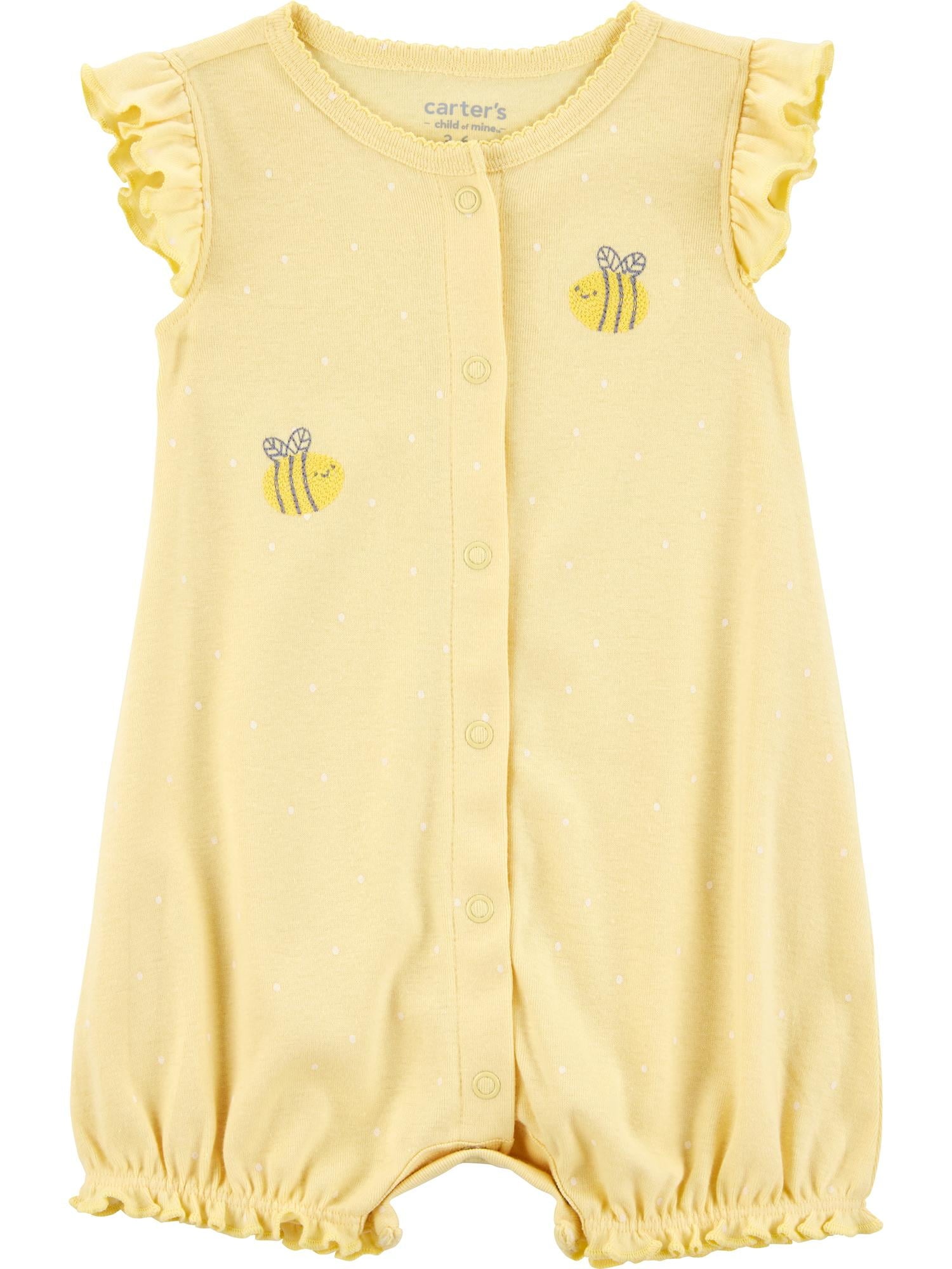 Carter's Child of Mine Baby Girl Romper, Sizes 0/3-24 Months