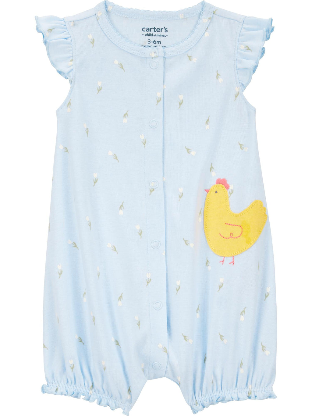 Carter's Child of Mine Baby Girl Romper, Sizes 0/3-24 Months