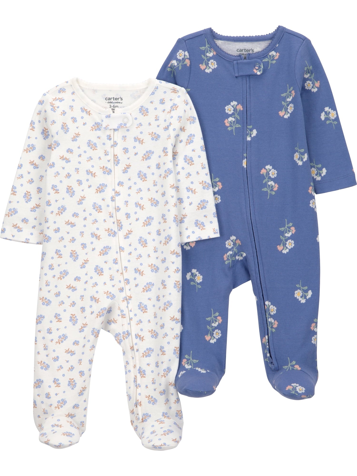 Carter's Child of Mine Baby Sleep 'N Play, 2-Pack, Sizes Preemie-6/9 Months
