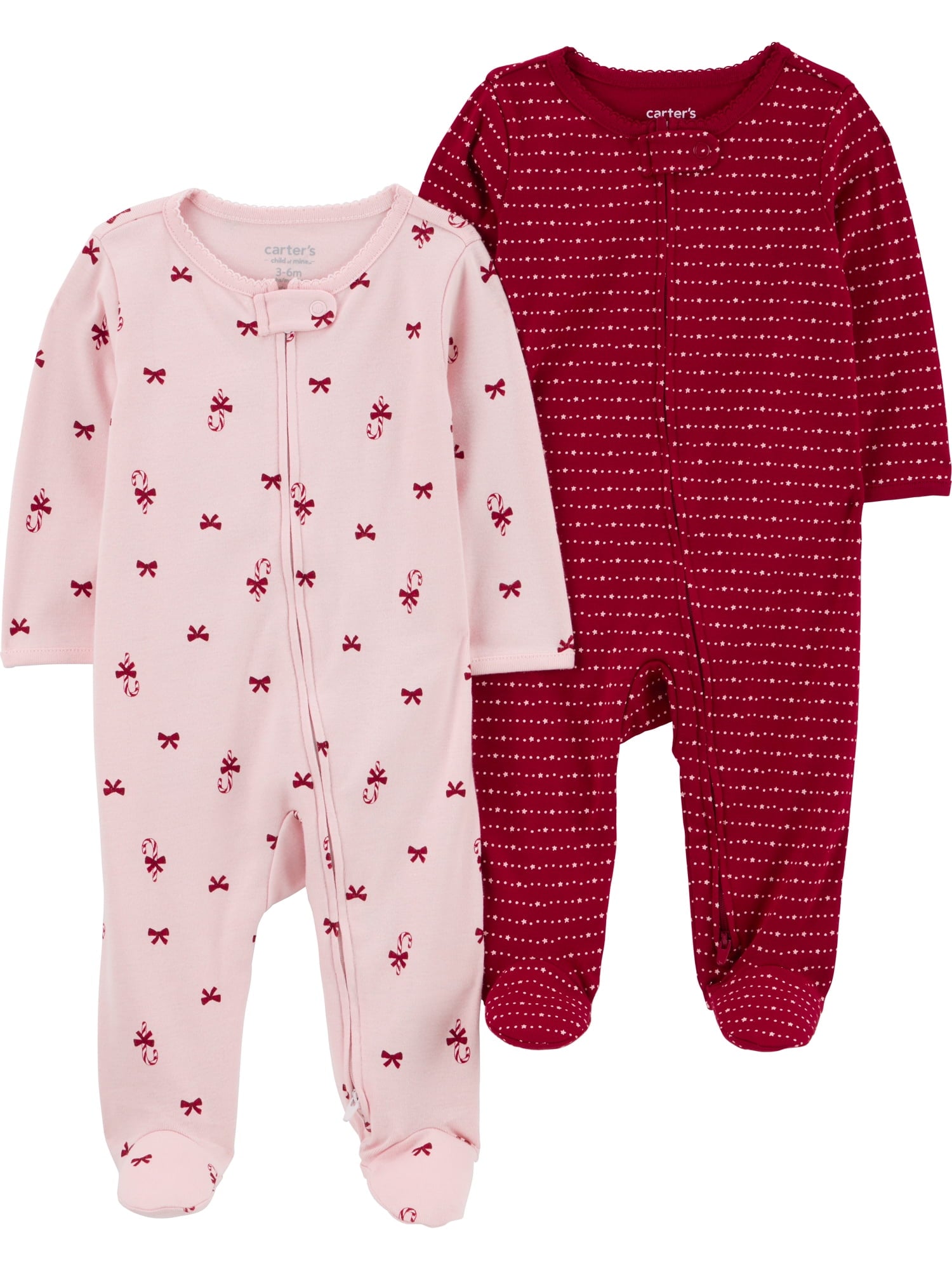 Carter's Child of Mine Baby Unisex, Sleep 'n Play, 2-Pack, Sizes Preemie-6/9 months