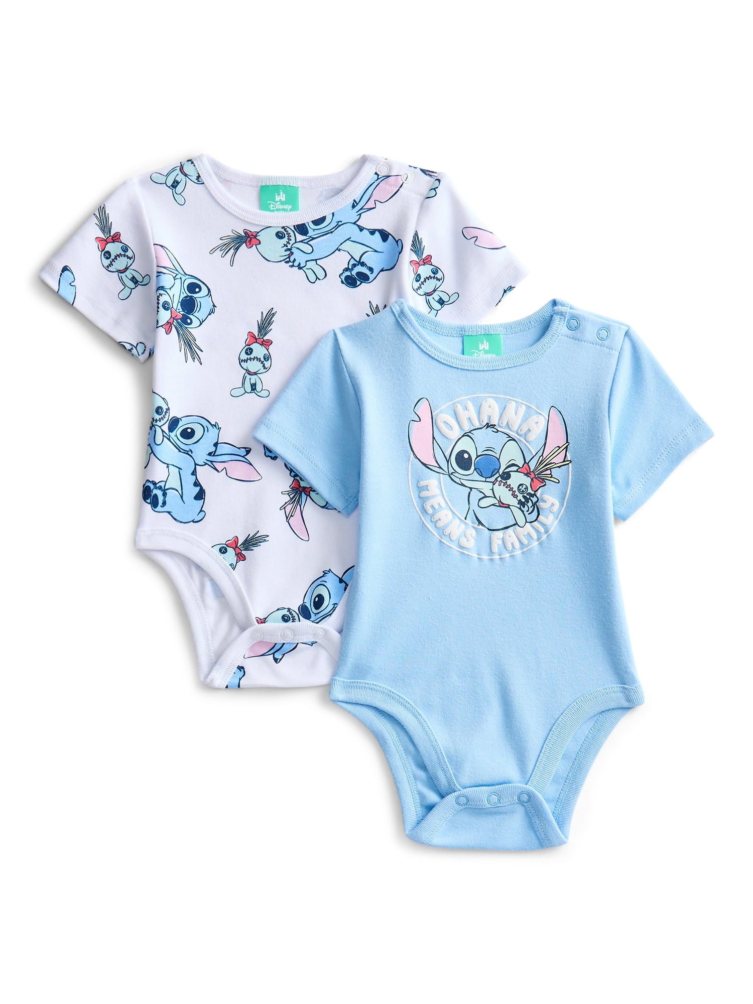 Winnie the Pooh Baby Boys or Girls Graphic One-Piece Bodysuits, 2-Pack, Sizes 0/3M-24M