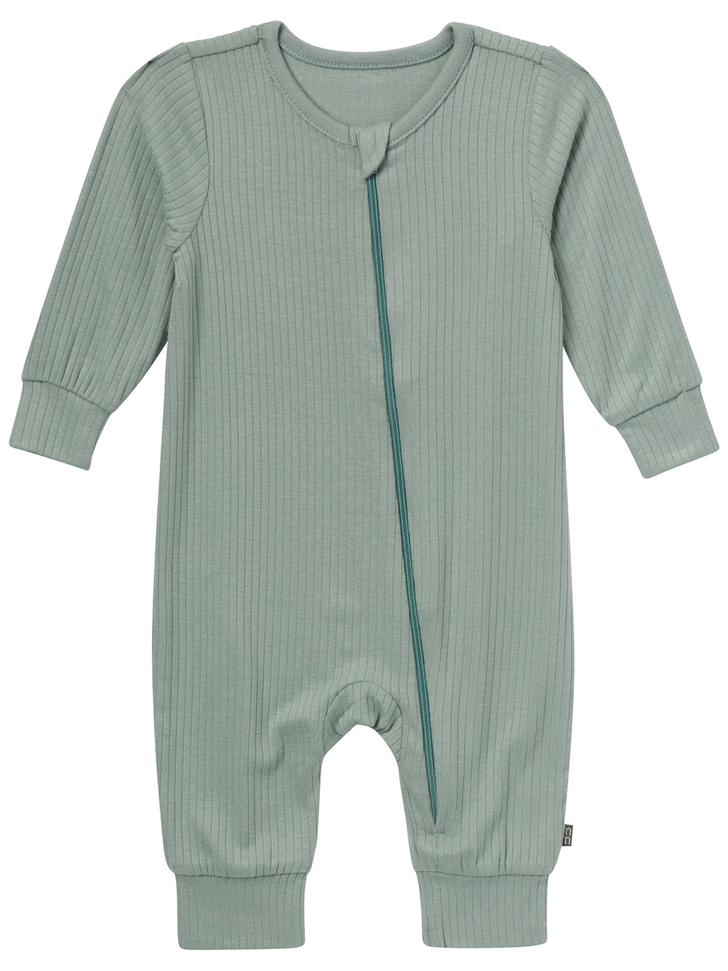 Modern Moments by Gerber Baby Neutral Super Soft Viscose Long Sleeve Coverall, Sizes Newborn - 12 Months