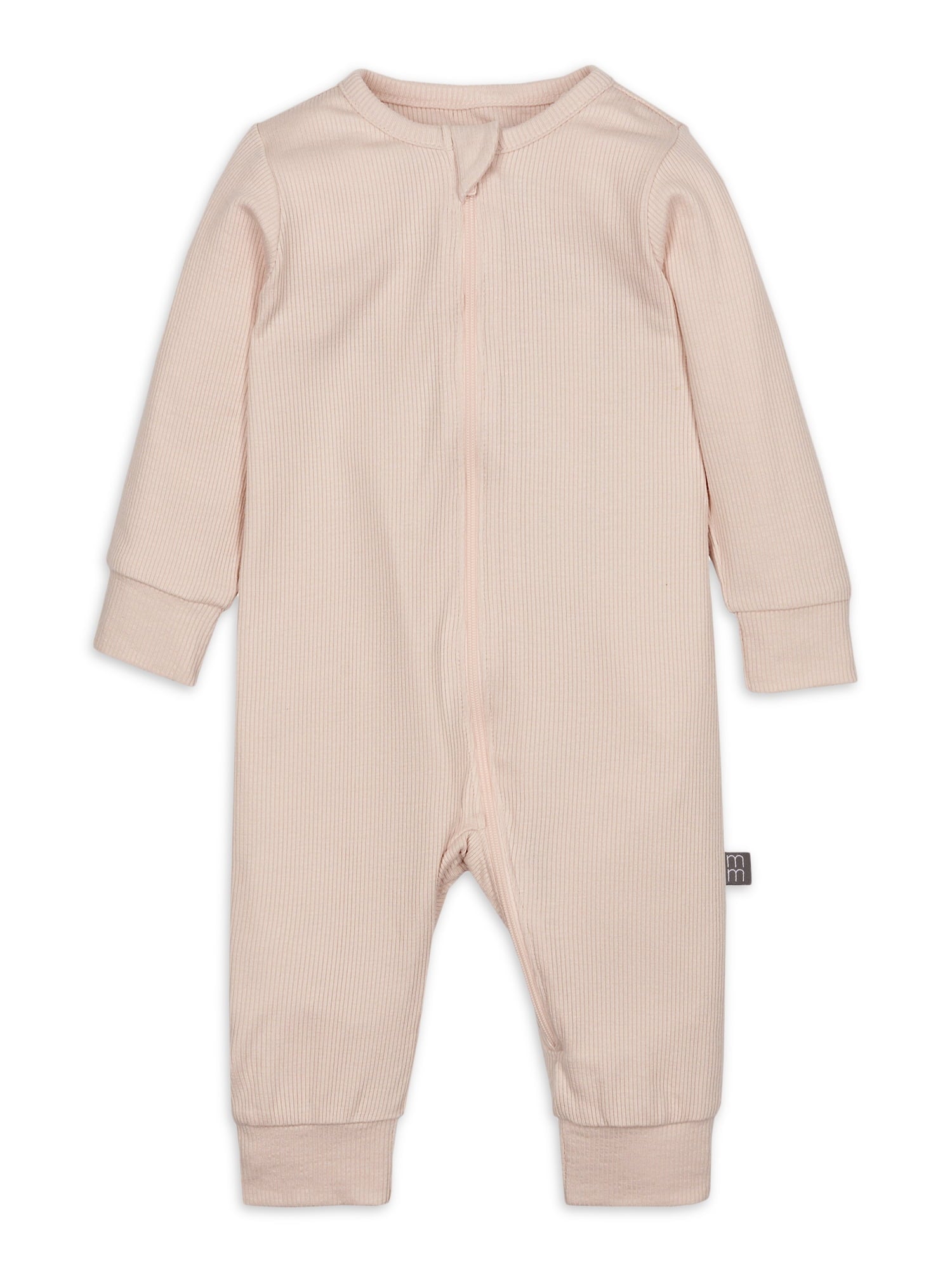 Modern Moments by Gerber Baby Neutral Super Soft Viscose Long Sleeve Coverall, Sizes Newborn - 12 Months