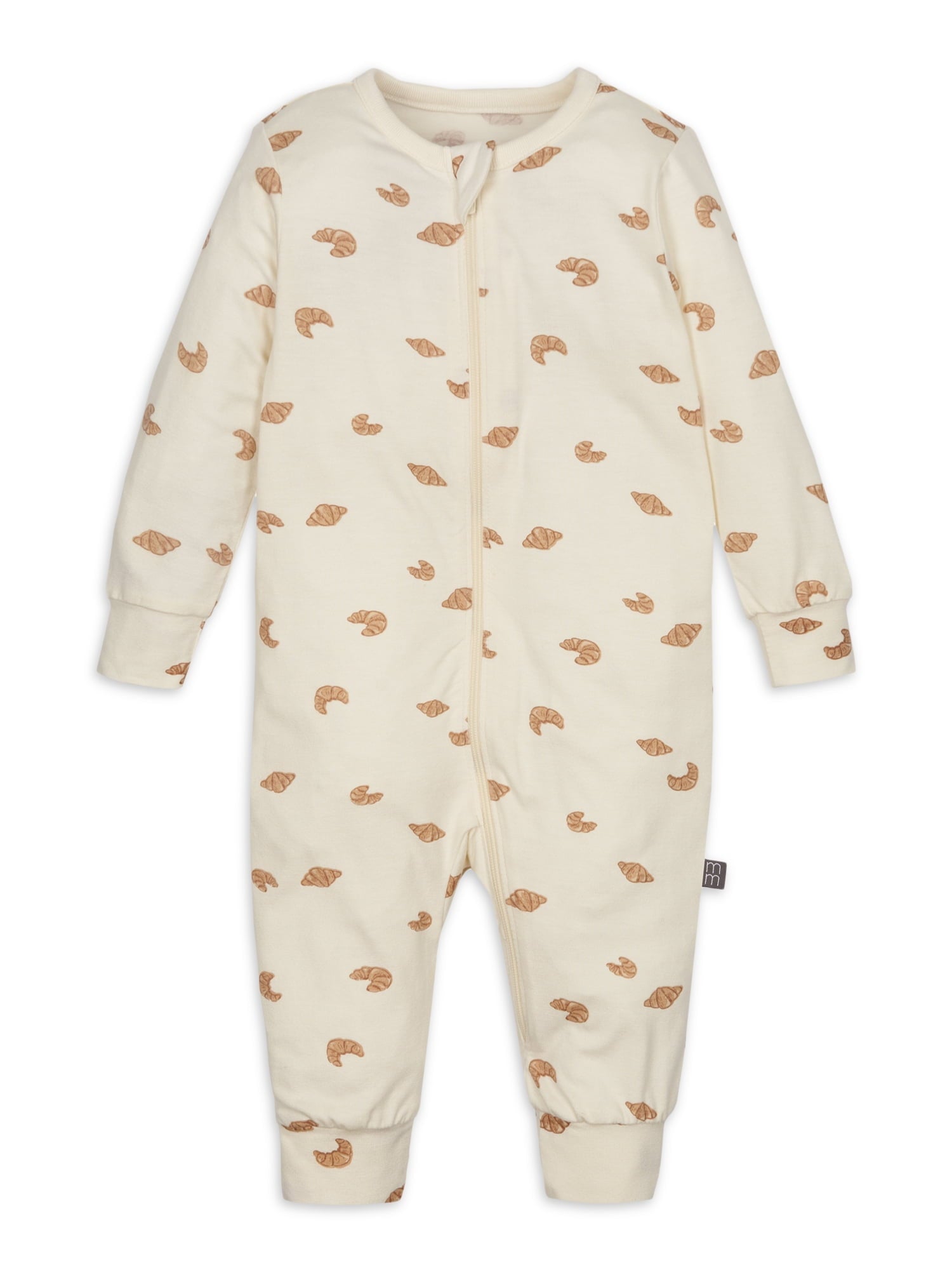 Modern Moments by Gerber Baby Neutral Super Soft Viscose Long Sleeve Coverall, Sizes Newborn - 12 Months