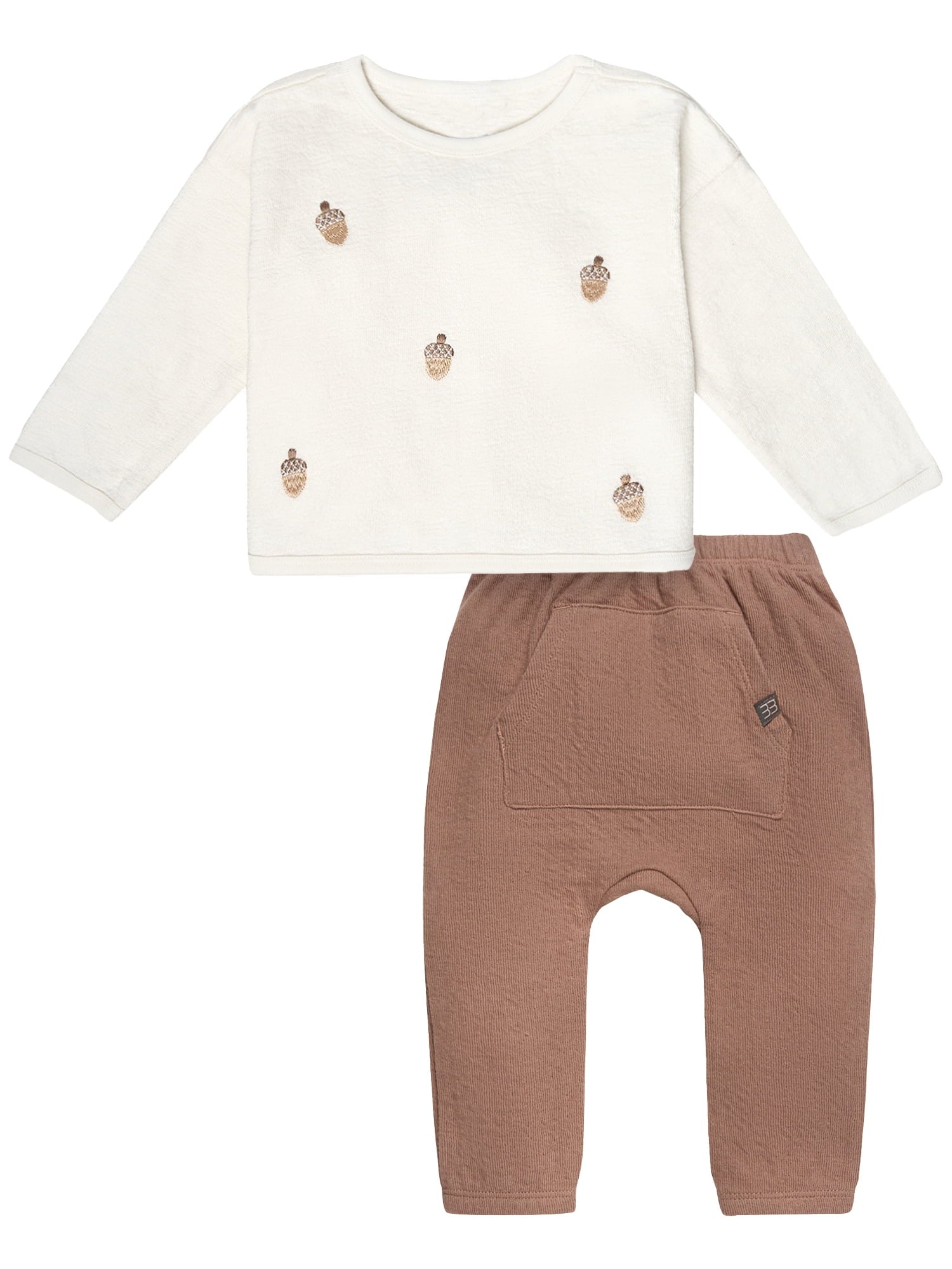 Modern Moments by Gerber Gender Neutral 2-Piece Outfit Sets, Sizes 0/3 Months - 24 Months