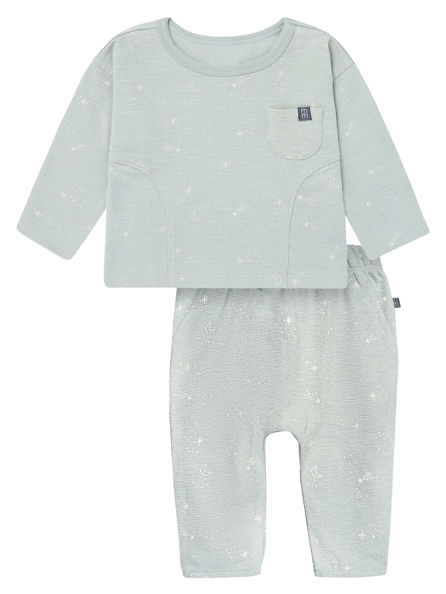 Modern Moments by Gerber Gender Neutral 2-Piece Outfit Sets, Sizes 0/3 Months - 24 Months