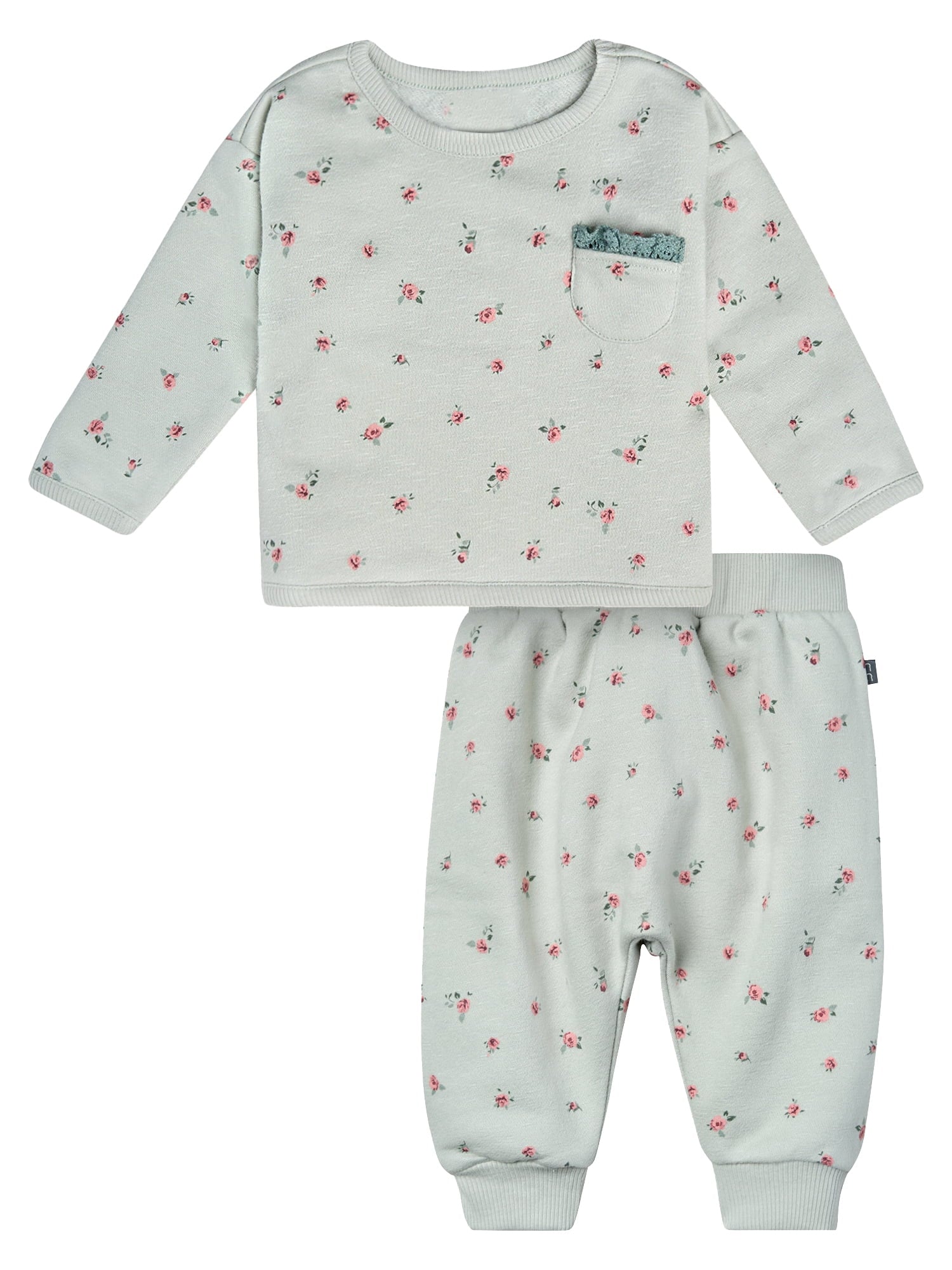 Modern Moments by Gerber Gender Neutral 2-Piece Outfit Sets, Sizes 0/3 Months - 24 Months