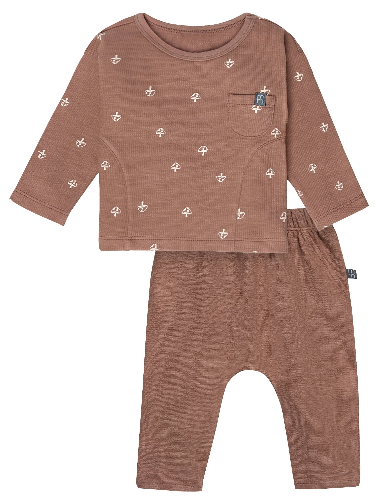Modern Moments by Gerber Gender Neutral 2-Piece Outfit Sets, Sizes 0/3 Months - 24 Months