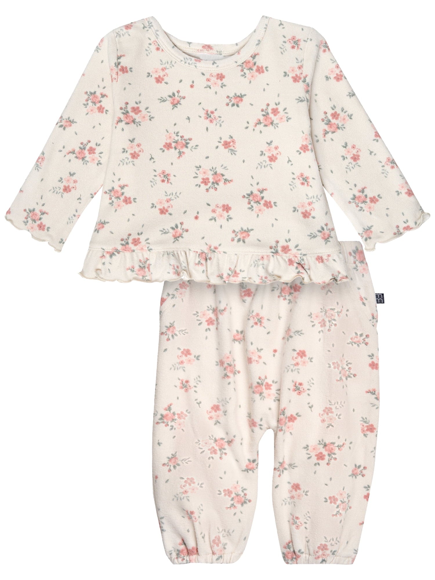 Modern Moments by Gerber Gender Neutral 2-Piece Outfit Sets, Sizes 0/3 Months - 24 Months