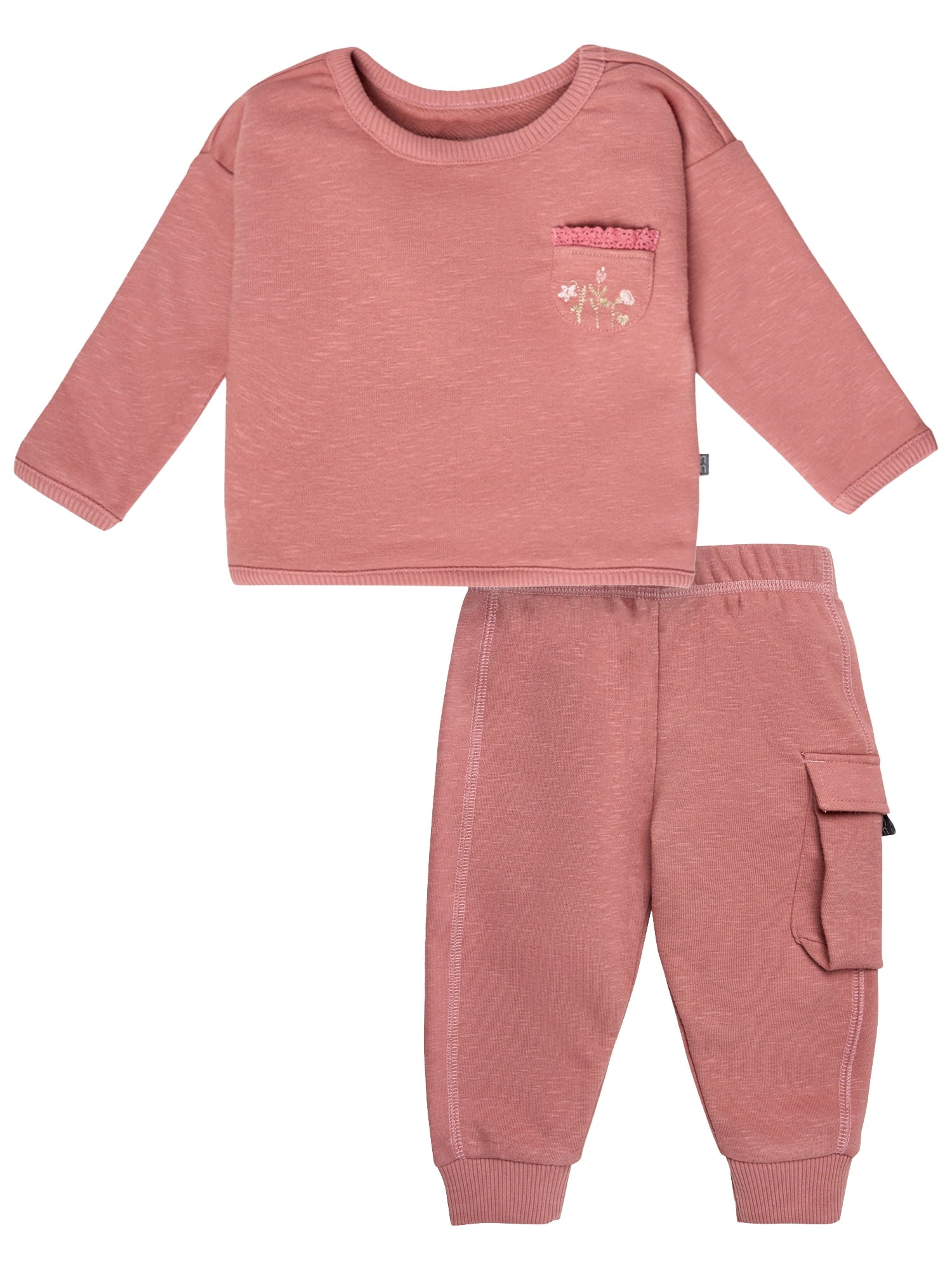 Modern Moments by Gerber Gender Neutral 2-Piece Outfit Sets, Sizes 0/3 Months - 24 Months