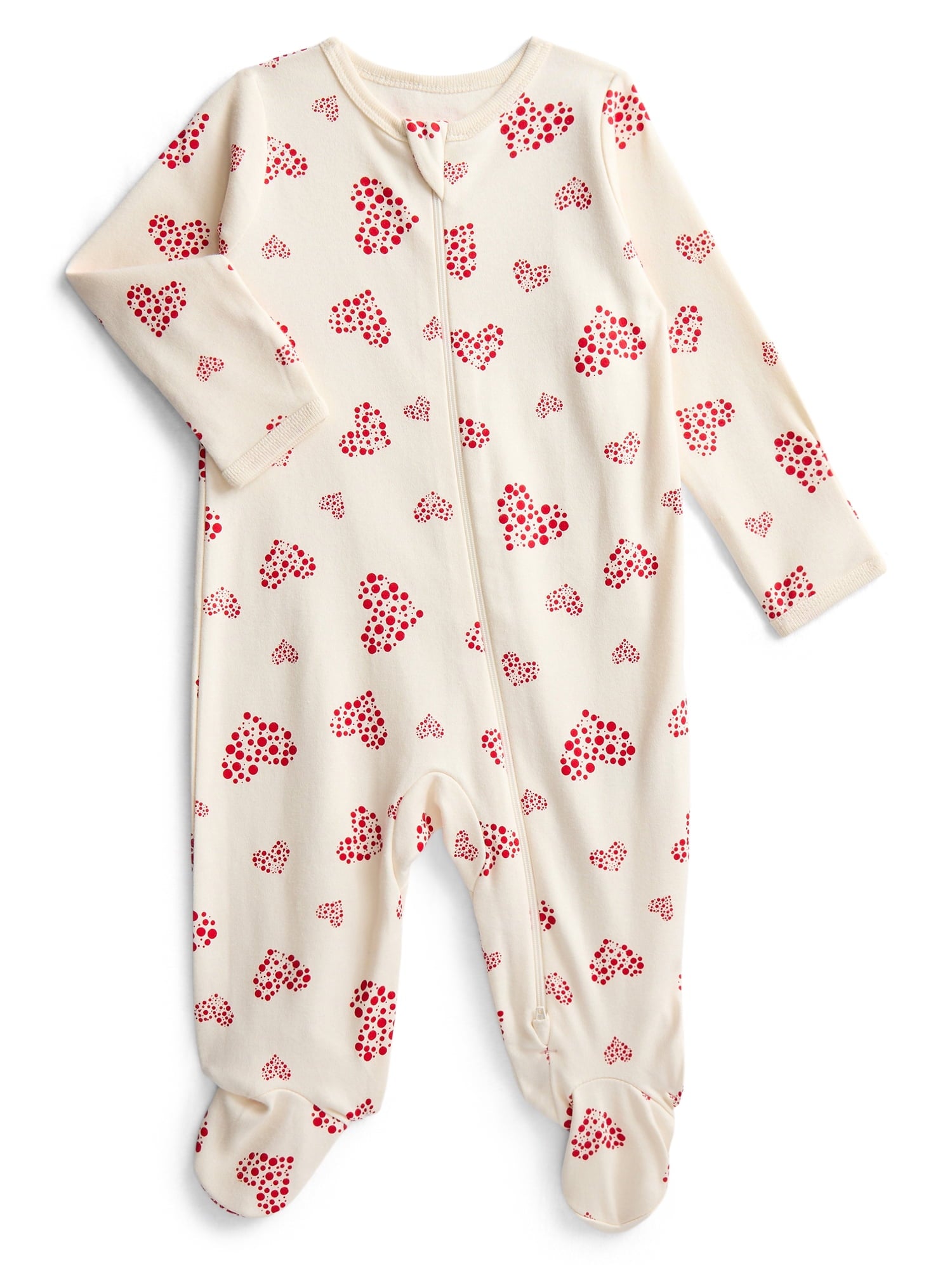 Wonder Nation Baby Gender Neutral Zip Front Footed Sleep N Play Pajamas, 2-Pack, Sizes Preemie-6/9 Months