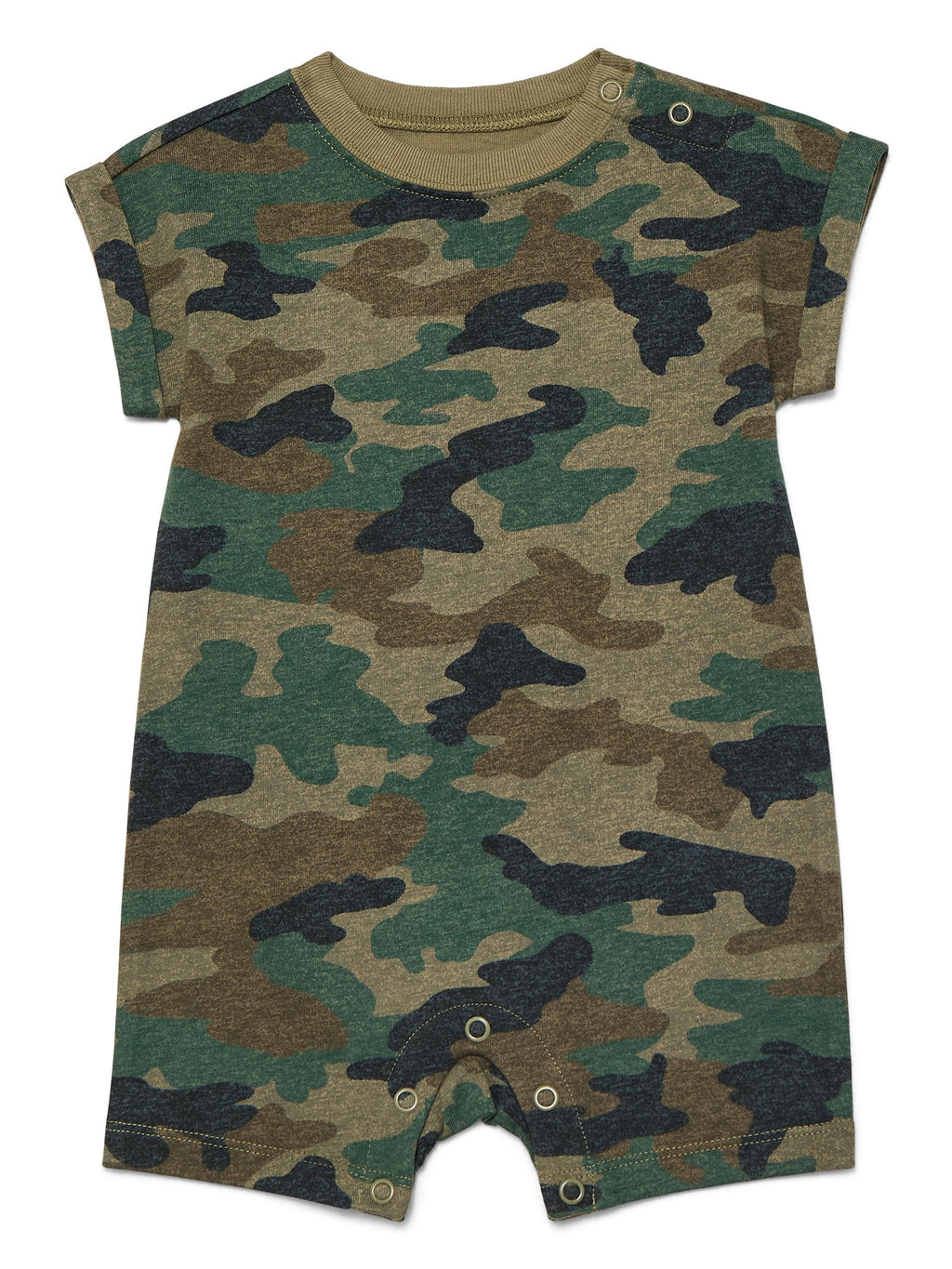 Wonder Nation Baby Boys Printed Jersey Romper, Sizes 0M-24M