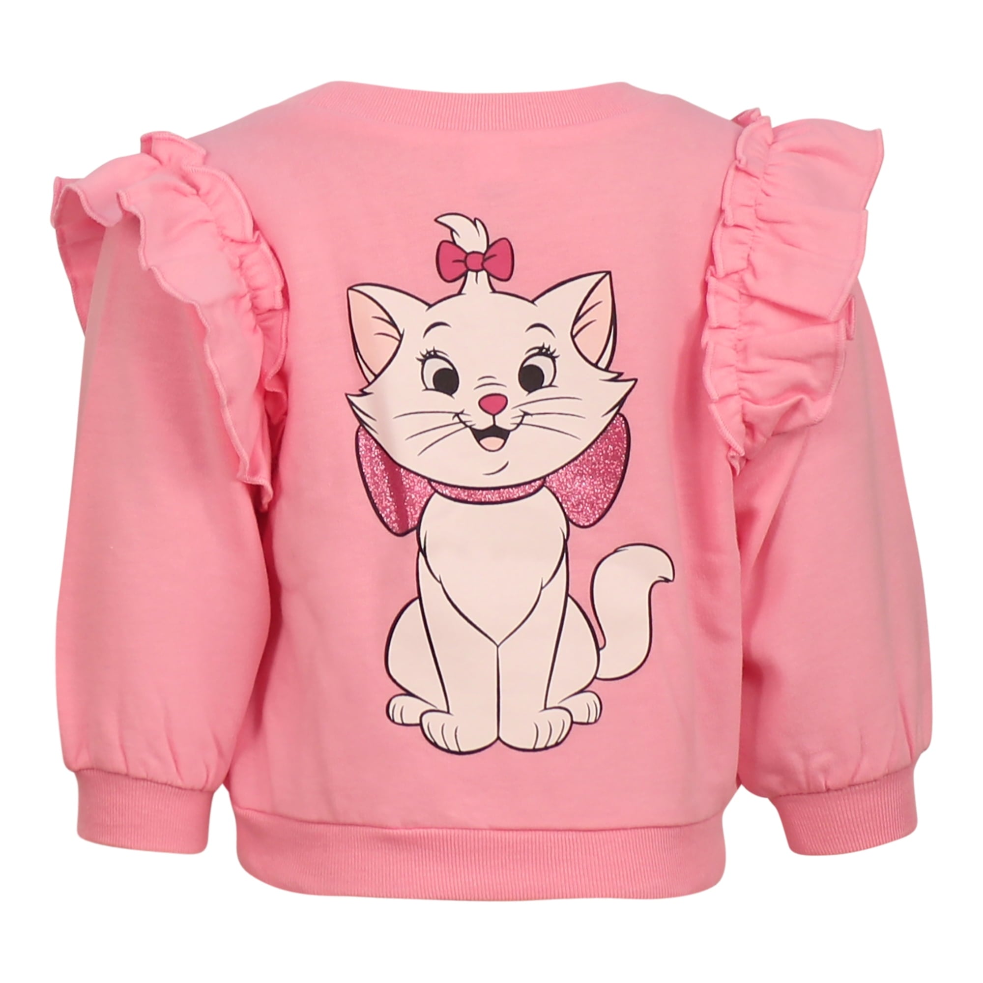 Disney Clothes Baby Girls Sweatshirt & Pants Set – Jessie, Winnie the Pooh, Marie, Lilo & Stitch, Minnie Mouse Outfit Set (12M–24M)