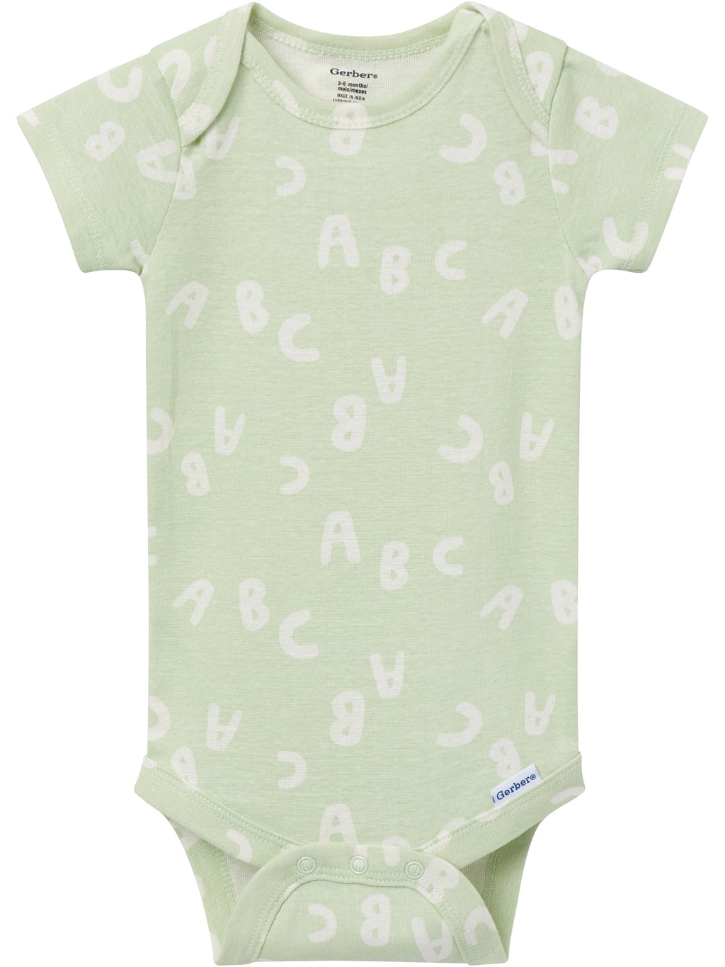 Gerber Gender Neutral Short Sleeve Onesies, 6-Pack, Sizes Newborn - 18 Months
