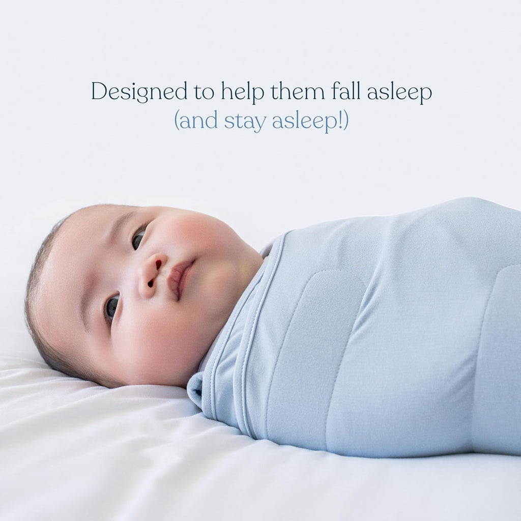 HALO SleepSack SuperSoft Swaddle, Cozy Bamboo Viscose, 3-Way Adjustable Swaddle, 2 Way Zipper, 2 TOG (Calm Sage, Small)